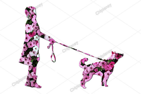 Crafting with Intent: The Strategic Power of the Pet Girl Woman Dog Flowers Floral Design