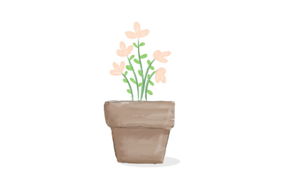 Evaluating Floral on the Pot Watercolor Style 02: A Resource for Creative Projects