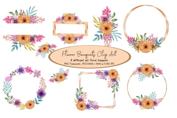 Flower Bouquets Floral Frame: The Essential Digital Asset for Modern Creators