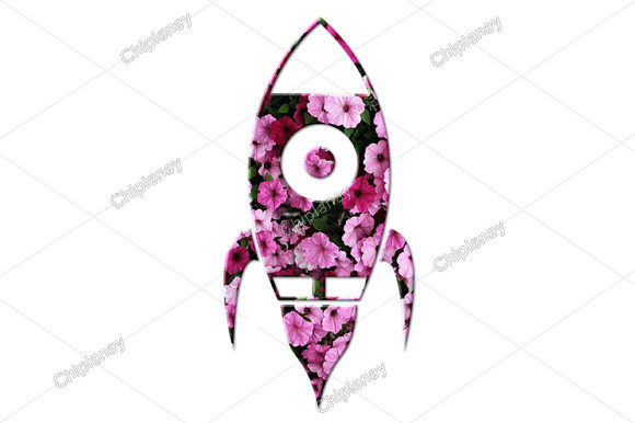 Rocket Science Space Flowers Floral: Versatile Digital Art for Creators