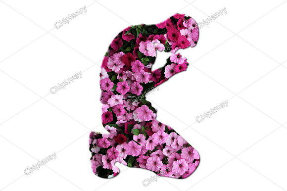 The Beauty of Faith: Using Pray Faith Religion Flowers Floral in Your Creative Projects