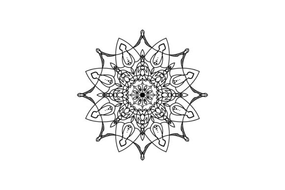 The Mandala Decoration Floral Style: A Digital Asset for Modern Creativity