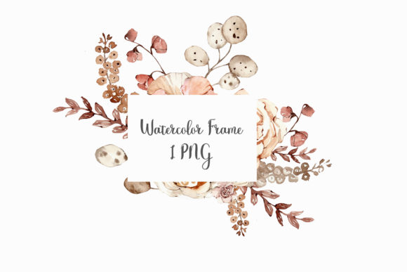 The Practical Elegance of the Watercolor Floral Frame Beige Flower