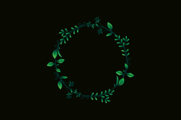 The Strategic Potential of Green Nature Floral Borders and Frames