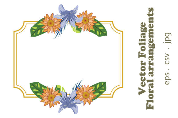 Vector Floral Foliage Graphic Set 21: Elegance for Every Occasion